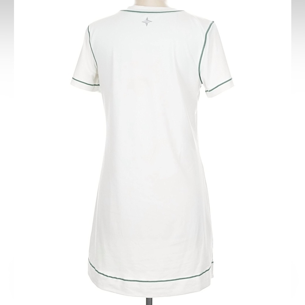 Tuckernuck White and Green Tnuck Sport Active Dress Like New - Picture 6 of 8